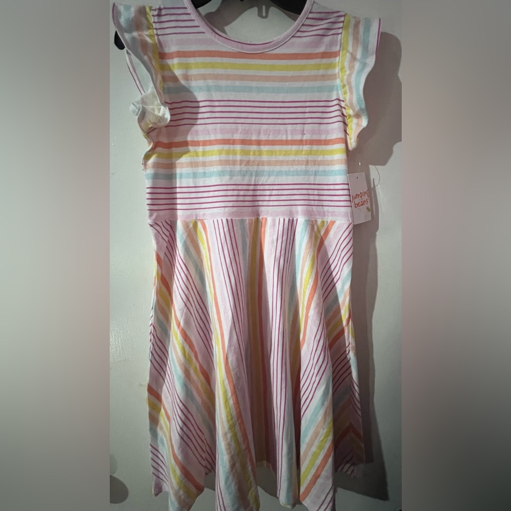 NWT girls striped dress size 12